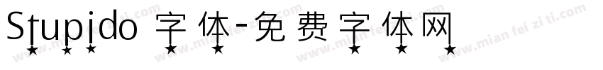 Stupido 字体字体转换